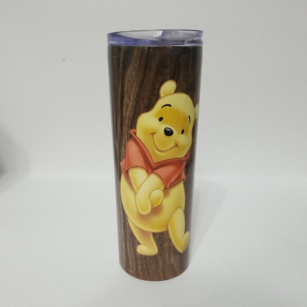 Winnee the Pooh‎ Tumbler stainless steel Vintage Rare Disney